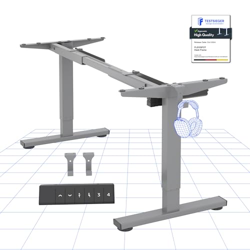 FlexiSpot Electric Standing Desk - Height Adjustable - Heavy Duty Steel - Memory Control