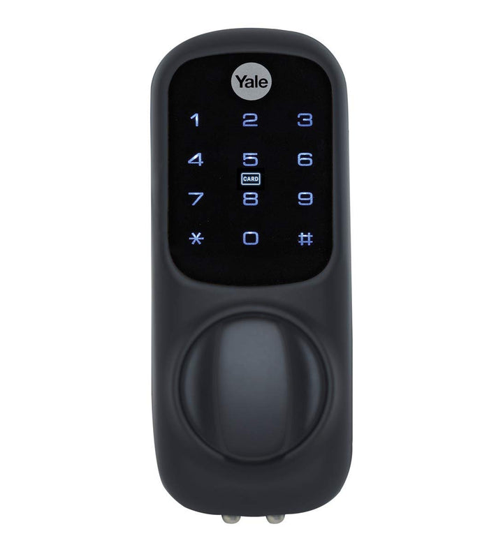 Smart door lock keyless nightlatch cylinder with Bluetooth compatibility