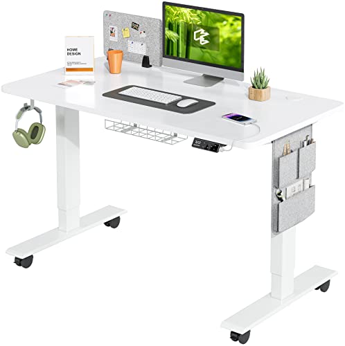 MAIDeSITe Height Adjustable Electric Standing Desk - 120x60cm - Ergonomic Design