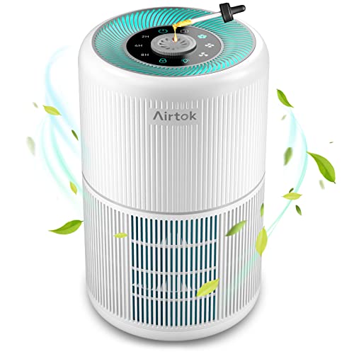 AirTOK Air Purifier with HEPA Filter, Timer, and Night Light