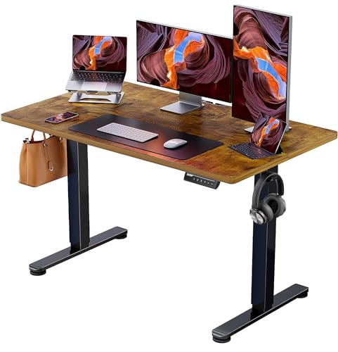 Electric Standing Desk - Height Adjustable 120 x 60cm - Ergonomic Workspace Solution