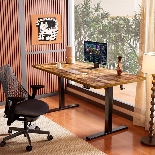 Electric Standing Desk - Height Adjustable 120 x 60cm - Ergonomic Workspace Solution