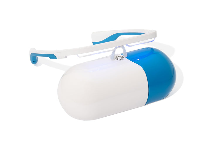 AYO Blue Light Therapy Glasses - Portable Light Lamp for Sleep and Energy