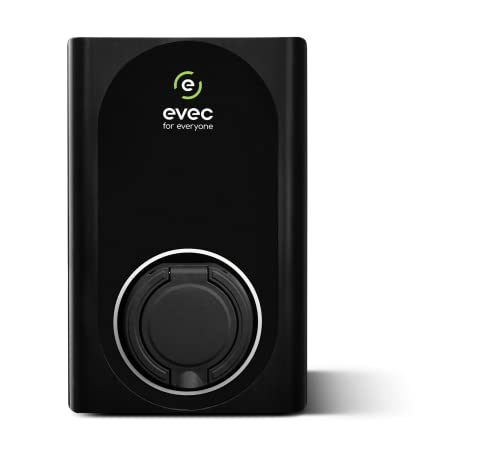 VEC01 Electric Vehicle Charger Type 1 & Type 2 7.4kW Untethered Wall Mount Black