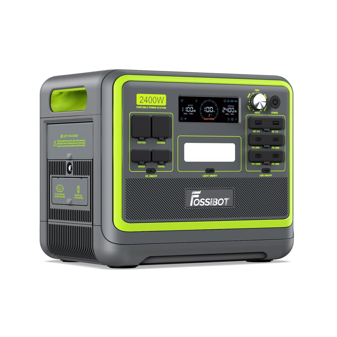 FOSSiBOT Portable Power Station F2400 with 2048Wh capacity