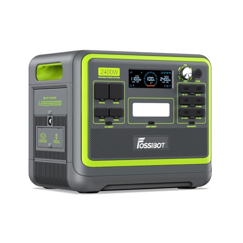 FOSSiBOT Portable Power Station F2400 - 2048Wh, 2400W AC, 100W USB-C