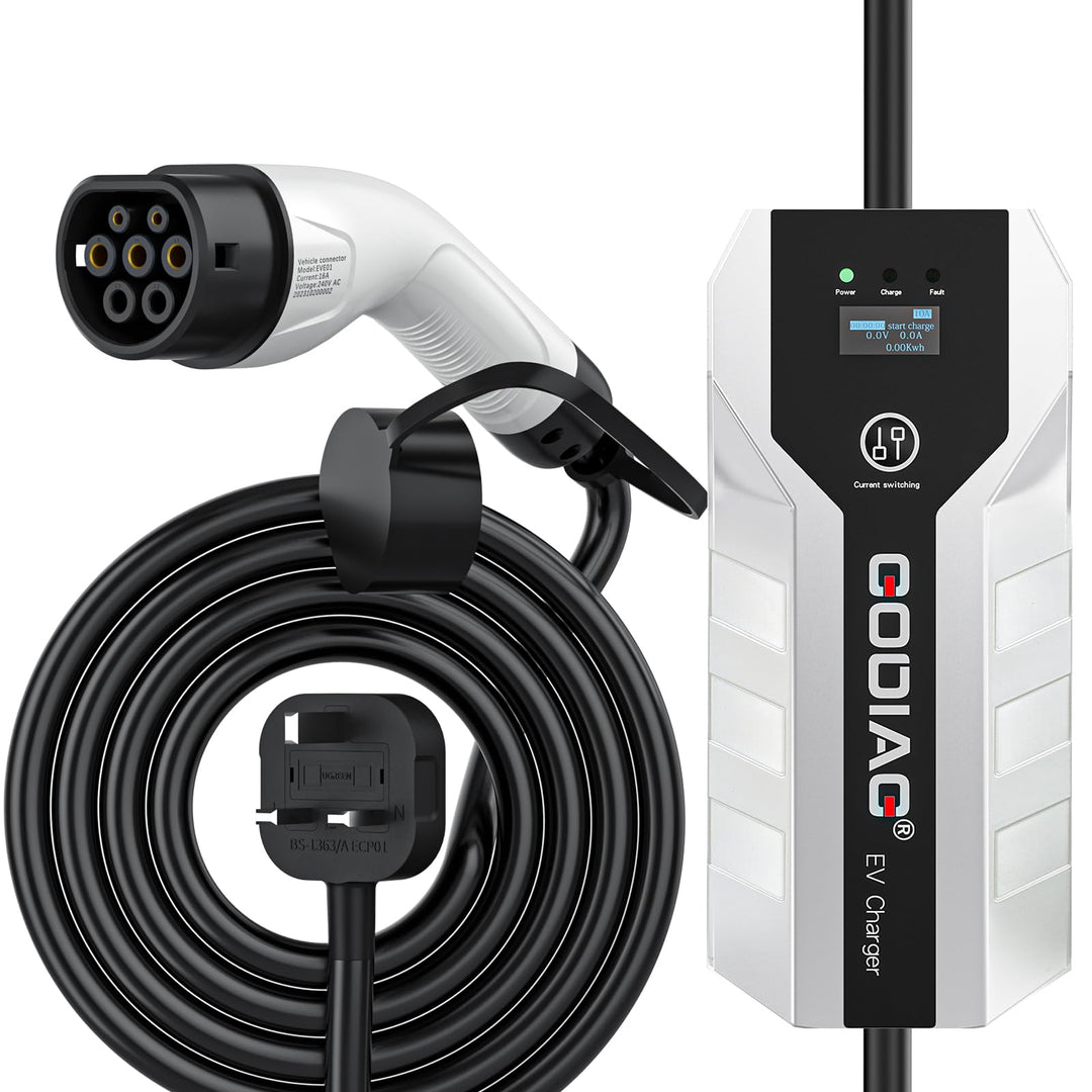 Portable EV Charger Type 2 with adjustable current