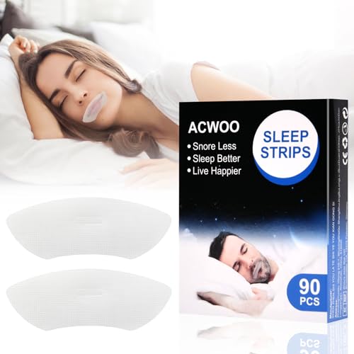 90Pcs Sleep Strip Mouth Tape for Snoring - Comfortable Design