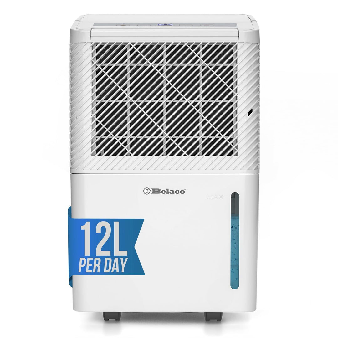 12L dehumidifier with digital display and compact design
