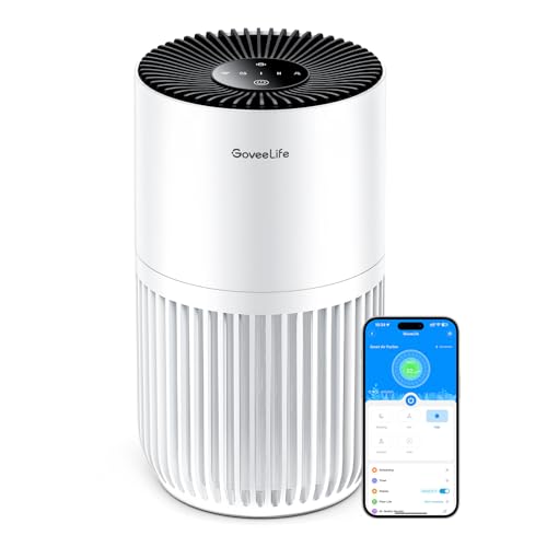 GoveeLife Mini Air Purifier - HEPA Filter, Smart Control, Portable