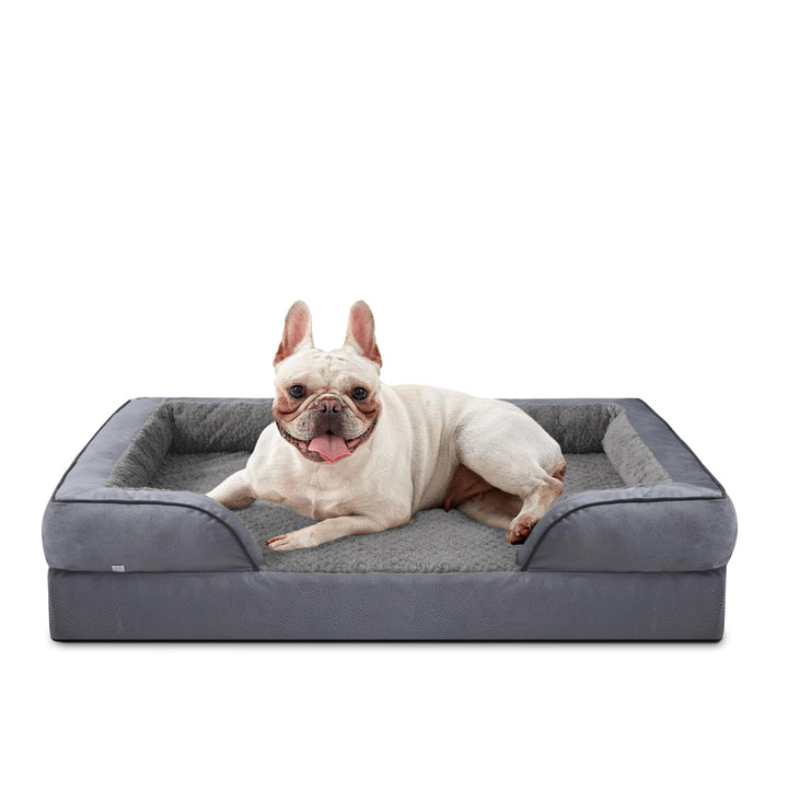 Medium Dog Bed - Orthopedic Memory Foam - Washable Pet Bed - 30lbs - Yorkshire - Chihuahua - Jack Russell Terrier - Bomei - Cat