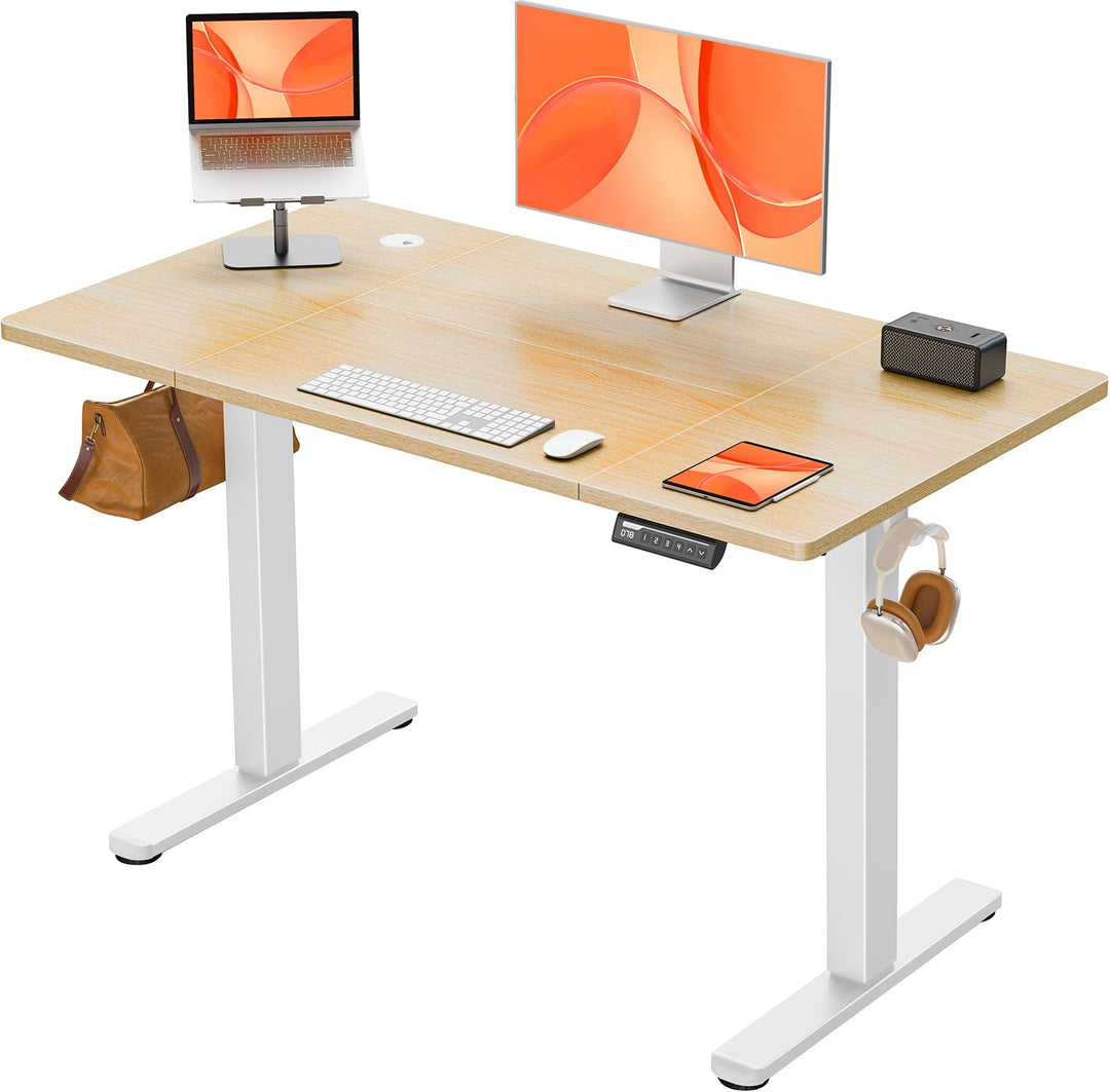 Electric standing desk 120x60cm with height adjustment
