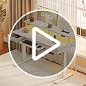 Offigo Electric Height Adjustable Standing Desk 120cm with Keyboard Tray