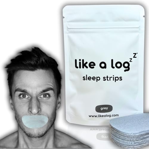 Like A Log Mouth Tape - Sleep Strips 30 Pack - Breathable Fabric