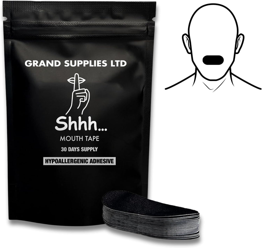 Mouth sleep tape for nasal breathing support