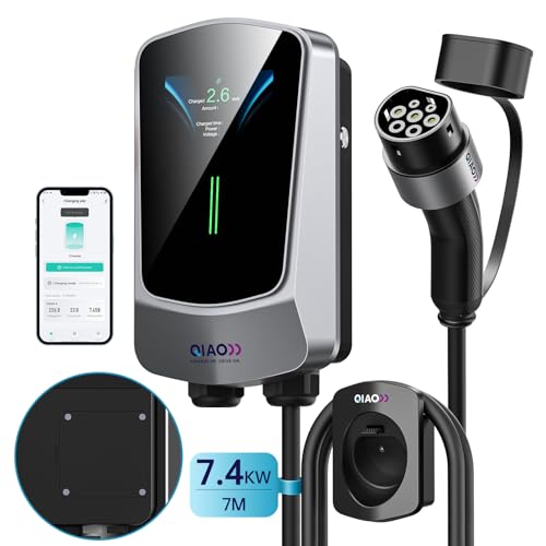 7.4kW EV Charger Type 2 with 7M Cable and Smart APP Control
