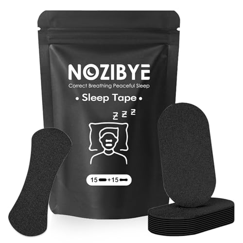 Sleep Mouth Tape and Nasal Strips Combo Pack - 15-Day Supply