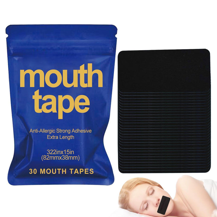 Mouth tape for nasal breathing support