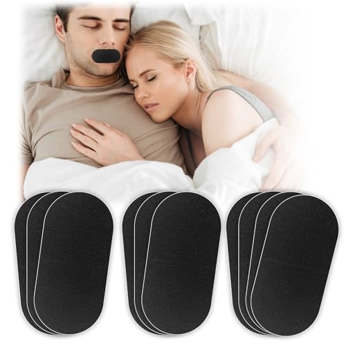 Sleep Mouth Tape Strips - 60 Pack - Black