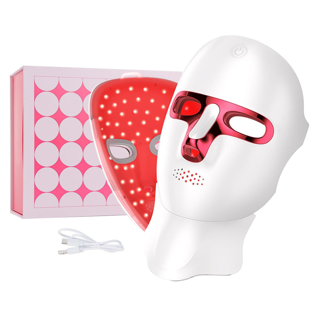 Cordless LED face and neck mask with 7 colours