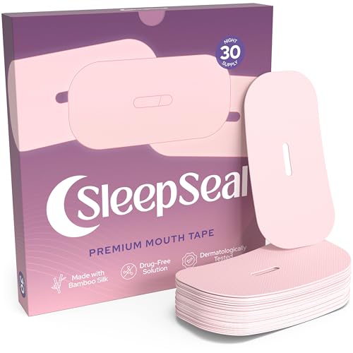 SleepSeal Mouth Tape - Hypoallergenic Bamboo Silk - 30 Nights