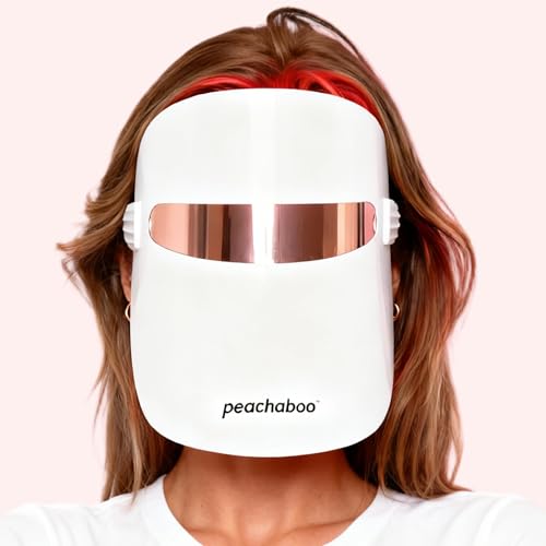 Peachaboo Glo LED Face Mask - Red-Blue Light Therapy Device