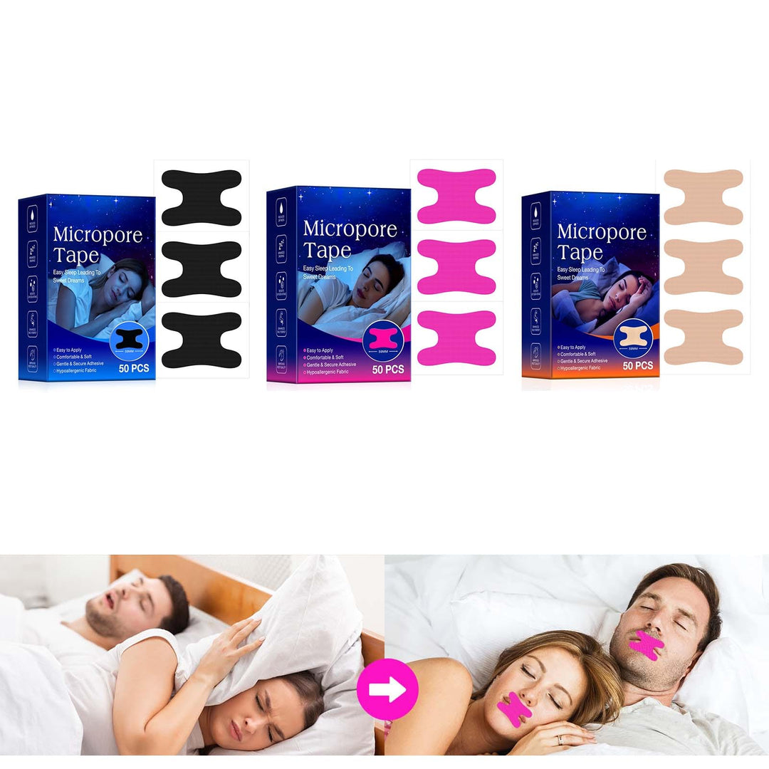 Mouth Tape Sleep Strips - Breathable Anti Snoring Plasters