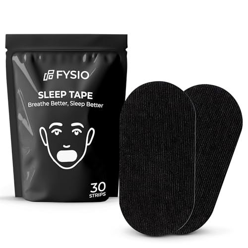 Sleep-Tape Mouth Tape - 30 Strips - Supports Nasal Breathing - 95% Cotton