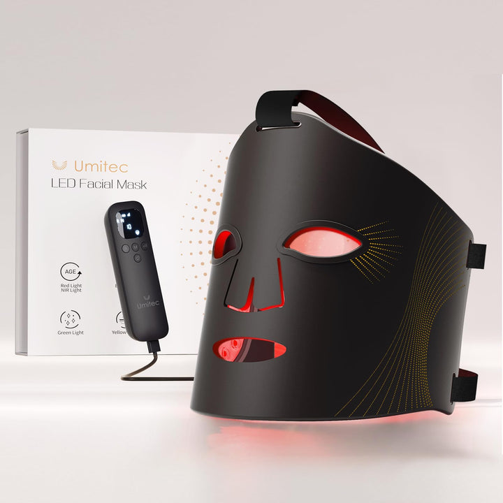 Umitec LED face mask for skin care with remote control