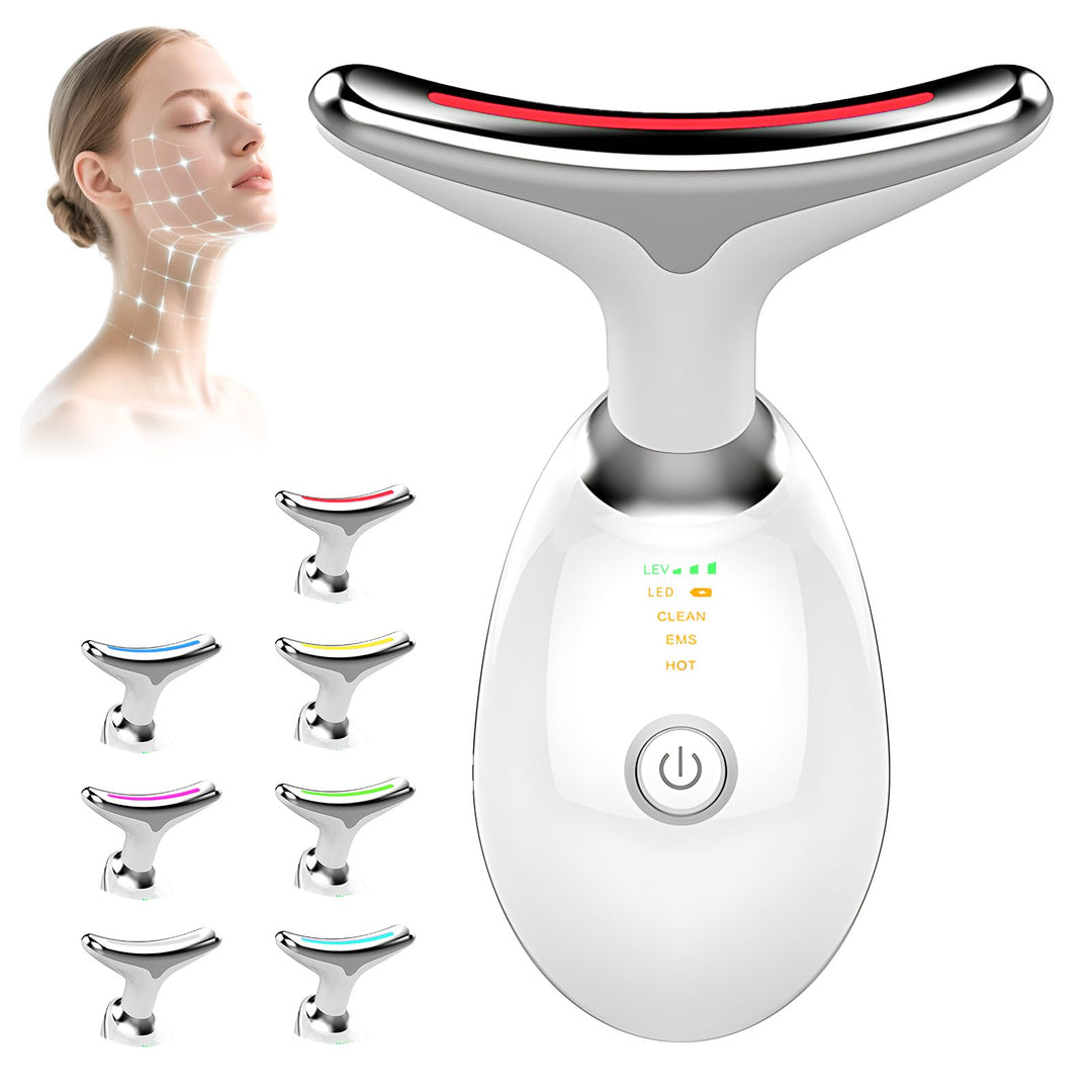 7-in-1 LED facial sculptor with microcurrent and RF therapy