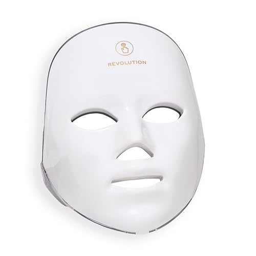 LED Face Mask - Red & Blue Light Therapy, 90 Bulbs, Anti-Ageing
