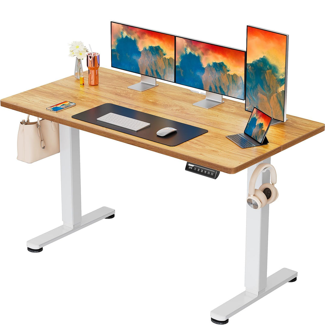 Electric standing desk 140x70cm with adjustable height