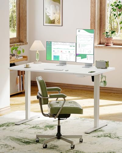 Electric Standing Desk - Height Adjustable 140 x 80 cm with USB-A Port