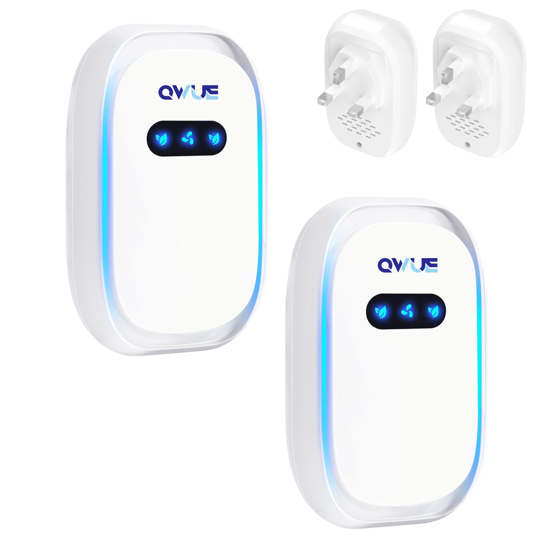 Ionic air purifier plug-in for home with filter-free operation