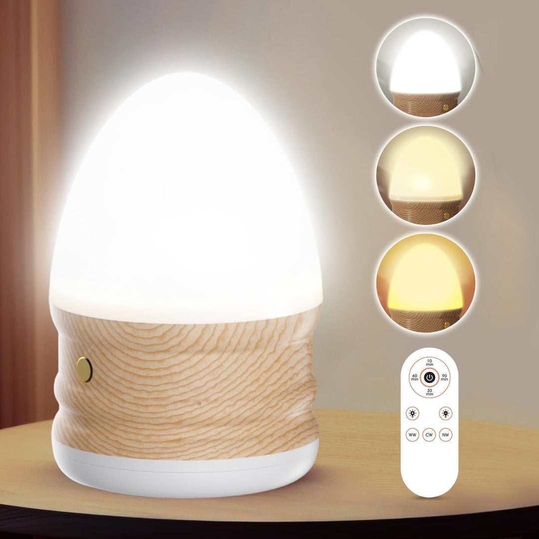 SAD light therapy lamp with remote control and adjustable brightness