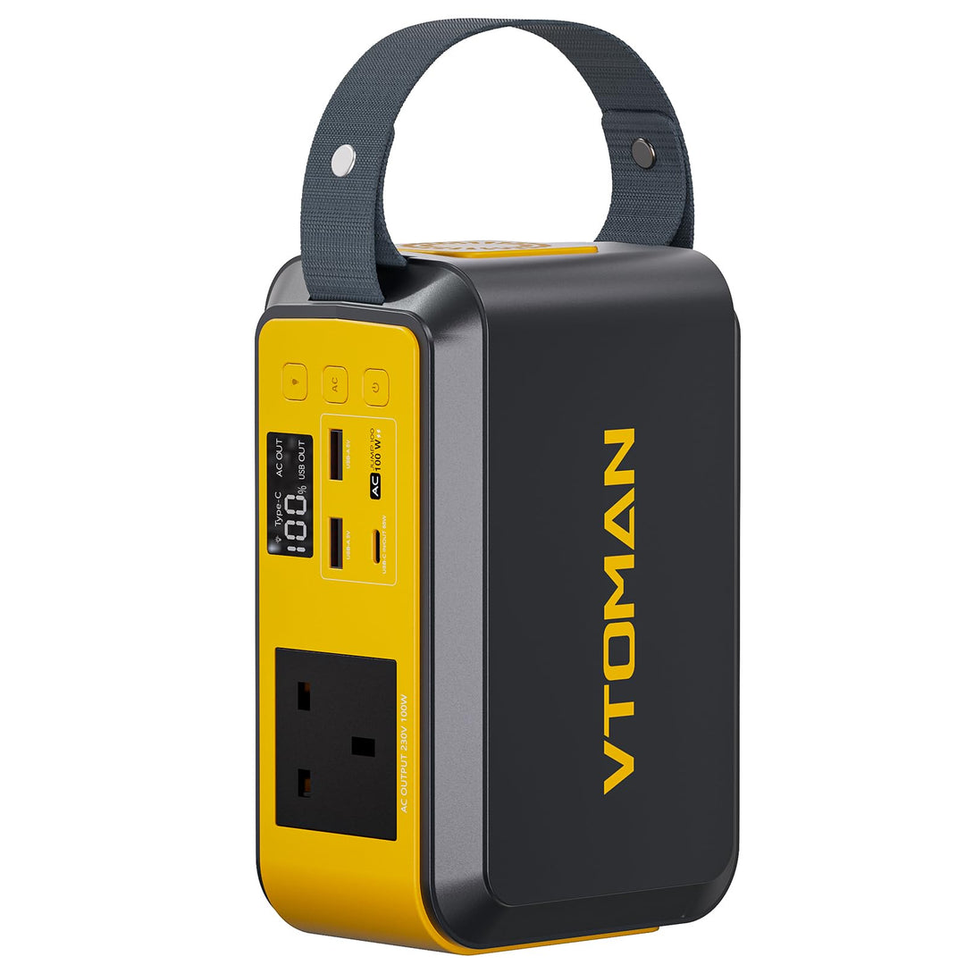 Jump 100 Portable Power Station with solar generator feature