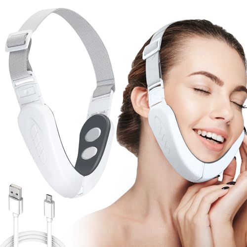 V-Face Shaping Massager Electric EMS Microcurrent Face Lift Device with LED Therapy