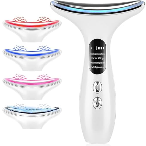 Facial Massager Device - 4 in 1 Lifting Sculptor - EMS Microcurrent & Red Light Therapy