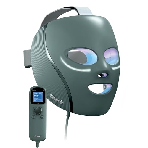 CryoGlow LED Face Mask - Under-Eye Cooling, Red Blue LED, Frosted Green